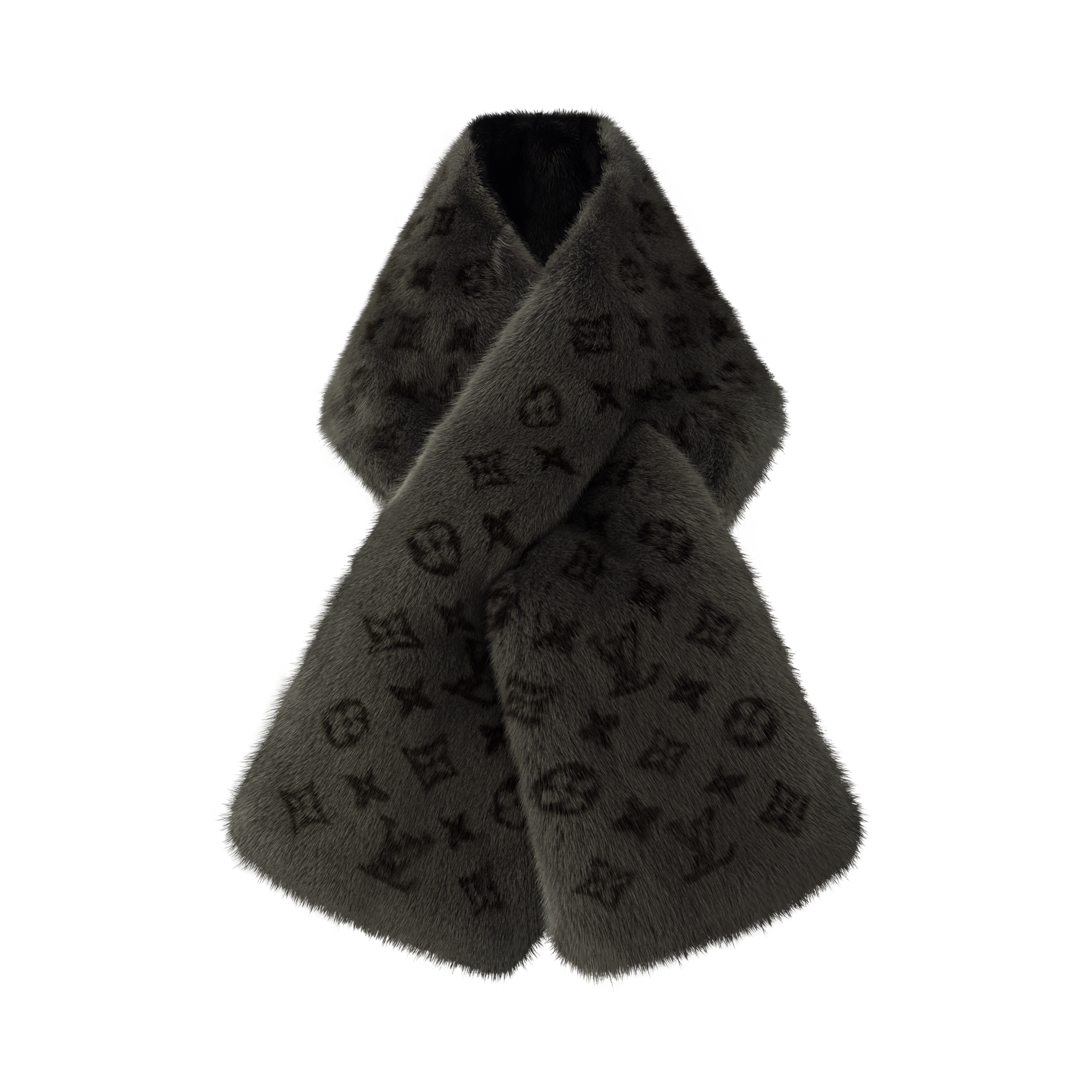 Monogram Reverso Fur Scarf S00 - Men - Accessories | LOUIS VUITTON ®